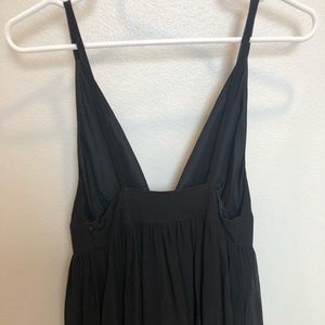 J.crew black chiffon dress, size 2